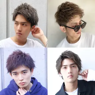ミディアム カラー パーマ ヘアアレンジ メンズ メンズ特化美容師 aiの眉毛・アイブロウイメージ