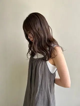 セミロング 山口 朔弥のヘアスタイル