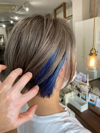 ショート カラー ココテラス メンズカットのヘアスタイル