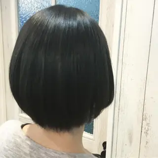 ミディアム カラー パーマ embrace エンブレイスのヘアスタイル