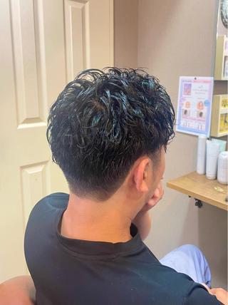 パーマ メンズ 荒牧 絵美のヘアスタイル