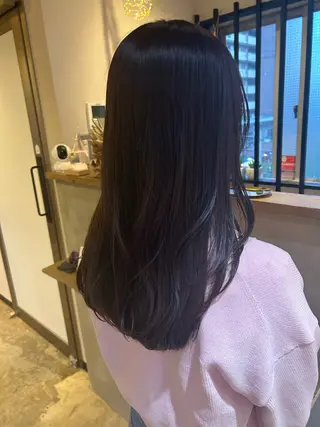 ロング カラー 北原 紗希のヘアスタイル