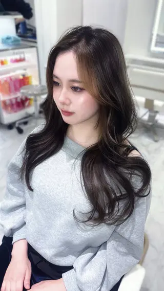 ロング カラー ParveMix🎀 稲垣 詞葉のヘアスタイル
