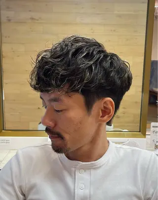 ショート パーマ 【再現性120%】 🔥龍也リュウヤ🔥のヘアスタイル