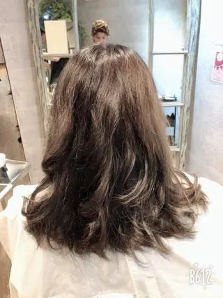 セミロング 髪質改善JILL 桑原のヘアスタイル