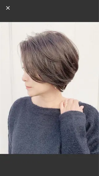 ショート 高梨 里穂のヘアスタイル