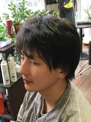 ショート メンズ 辻野 哲平のヘアスタイル
