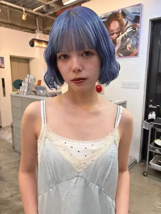 カラー ness 一花のヘアスタイル