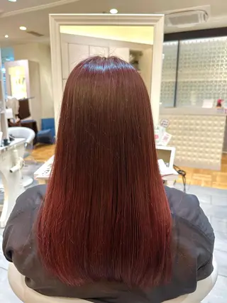 ロング カラー キタド アミのヘアスタイル