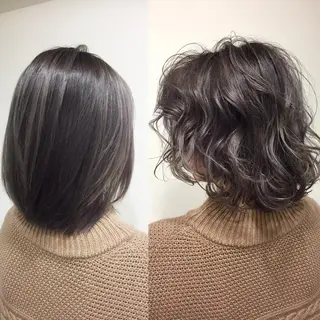 ショート カラー エクステ/レイヤー 落合/心斎橋のヘアスタイル