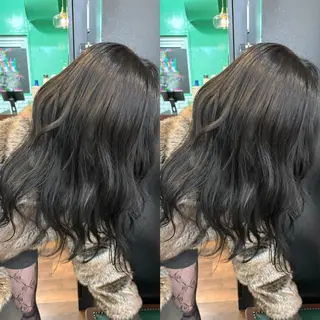 ロング なんば、心斎橋🍓 ハイトーンnicoのヘアスタイル