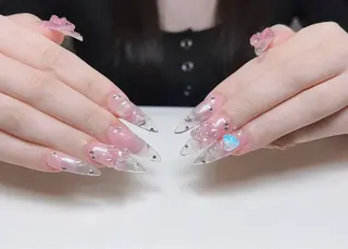 ネイル Sora nail 長さ出し専門店のネイルデザイン