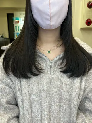 セミロング こぐれ みあんのヘアスタイル