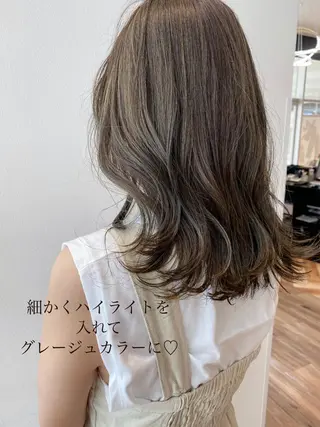 セミロング カラー アイブロウ 🍋黒瀬梨央の眉毛・アイブロウイメージ
