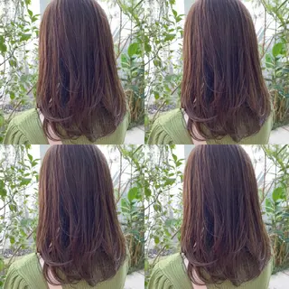 カラー 透明感カラー✂︎ /縮毛矯正/YUKAのヘアスタイル
