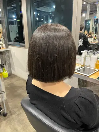 ショート 🪞透明感カラー🫧 縮毛矯正🥇かずきのヘアスタイル