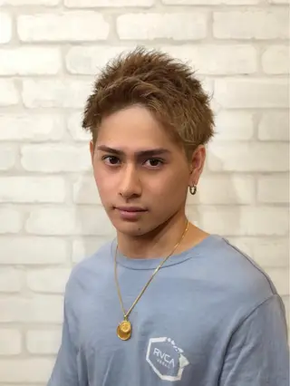 ショート メンズ 春日部 西口徒歩5分 寒色カラー 日和佐のヘアスタイル