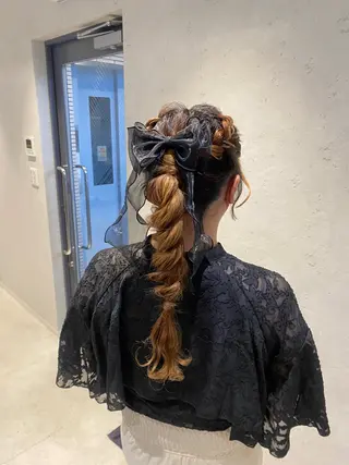 ロング ヘアアレンジ yuu/髪質改善 カラー🌛のヘアスタイル