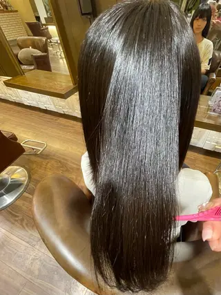 セミロング 下元 舞香のヘアスタイル