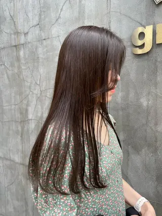 ロング カラー パーマ ヘアアレンジ くびれレイヤー/艶 カラー　MADOKAのヘアスタイル