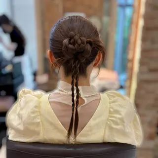 ヘアアレンジ 🧸HARUNA 艶髪✨透明感🫧のヘアスタイル