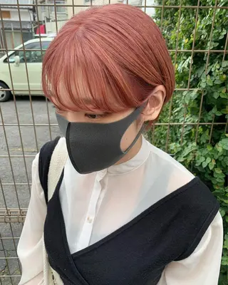ショート カラー スダユーヤ 💫推しカラーウルフのヘアスタイル