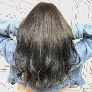 セミロング カラー TOMOKA 艶髪/髪質改善🫧のヘアスタイル