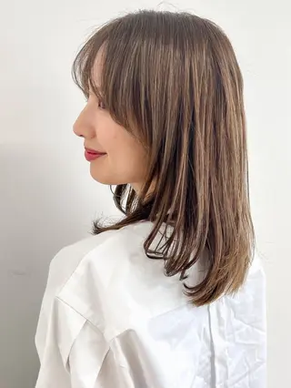 セミロング BASSA鷺ノ宮 🔥⚡️OTUKAのヘアスタイル