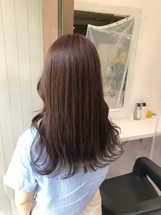ミディアム カラー パーマ ヘアアレンジ メンズ キッズ ネイル マツエク・マツパ 上品＆韓国風 🥀海心🥀のヘアスタイル