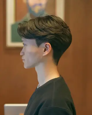 パーマ メンズ メンズショート タチカワユウキのヘアスタイル