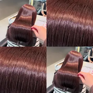 セミロング カラー 暖色カラー/ ストレート/くるみのヘアスタイル