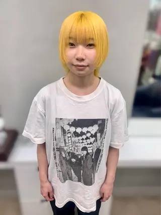 ショート カラー ヘアアレンジ 個性爆弾💣 ダブルカラー/ゆかのヘアスタイル