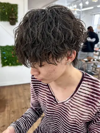 ショート パーマ メンズ YUIMARL/ HIROTOのヘアスタイル