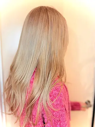 ロング カラー ️ちば🩵JILLE 恵比寿 透明感カラーのヘアスタイル