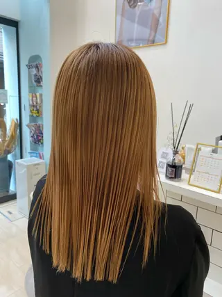 セミロング パーマ 京都河原町/艶髪/ 西田晴香のヘアスタイル