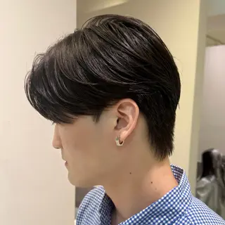 メンズ センターパート特化/ メンズカット/ヒロキのヘアスタイル