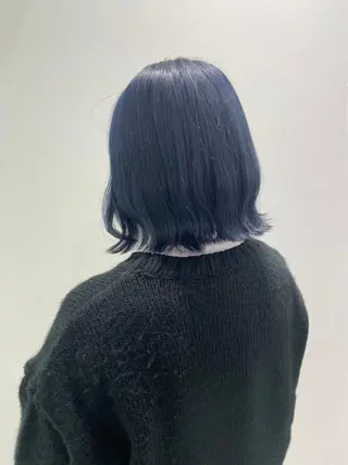 ミディアム カラー ヘアアレンジ 縮毛矯正/髪質改善/ ブリーチ毛/木元渓太のヘアスタイル