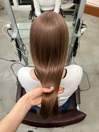 ロング カラー 大阪梅田/ イマムラミヅキのヘアスタイル
