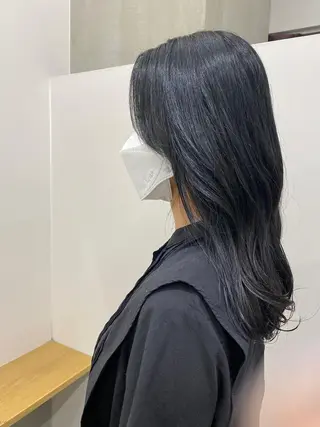ロング カラー 韓国好き🇰🇷 美容師MIKUのヘアスタイル