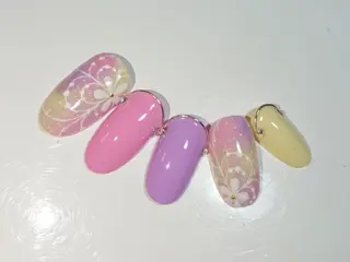 ネイル 下妻ネイルサロン/ 持ちの良いネイルのネイルデザイン