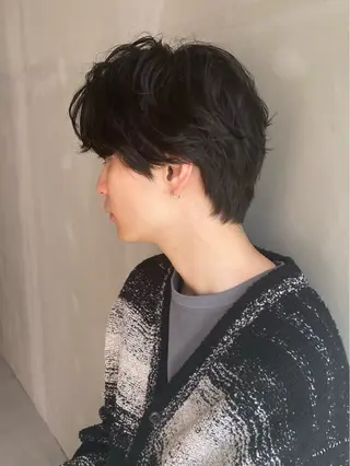 メンズ 海外レイヤー/ ブロンドKazuhaのヘアスタイル
