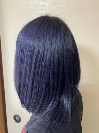 セミロング カラー 髪質改善・縮毛矯正 白根凌二のヘアスタイル