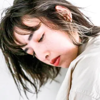 ミディアム カラー レイヤー暖色カラー 池袋Yamamotoのヘアスタイル