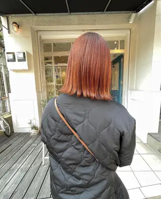 ショート カラー 🙃 透明感カラー/ボブのヘアスタイル