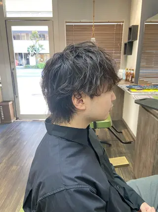 ミディアム 仁和山 晃のヘアスタイル