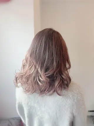 ミディアム カラー 💎JADE GRACE💎のヘアスタイル