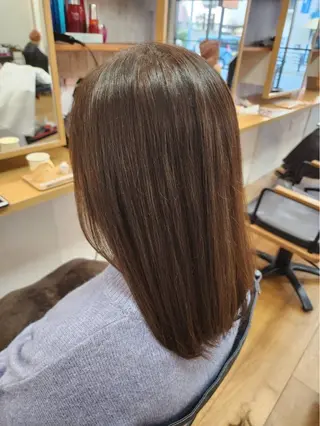セミロング 大井 陽菜のヘアスタイル
