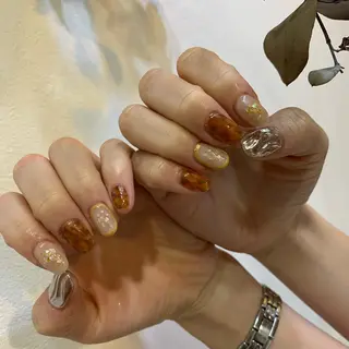 ネイル 新宿ニュアンスネイル makotoのネイルデザイン