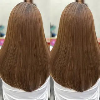 ロング 髪質改善🩵縮毛矯正 代々木/木下のヘアスタイル