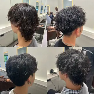 パーマ メンズ 吉見 涼のヘアスタイル